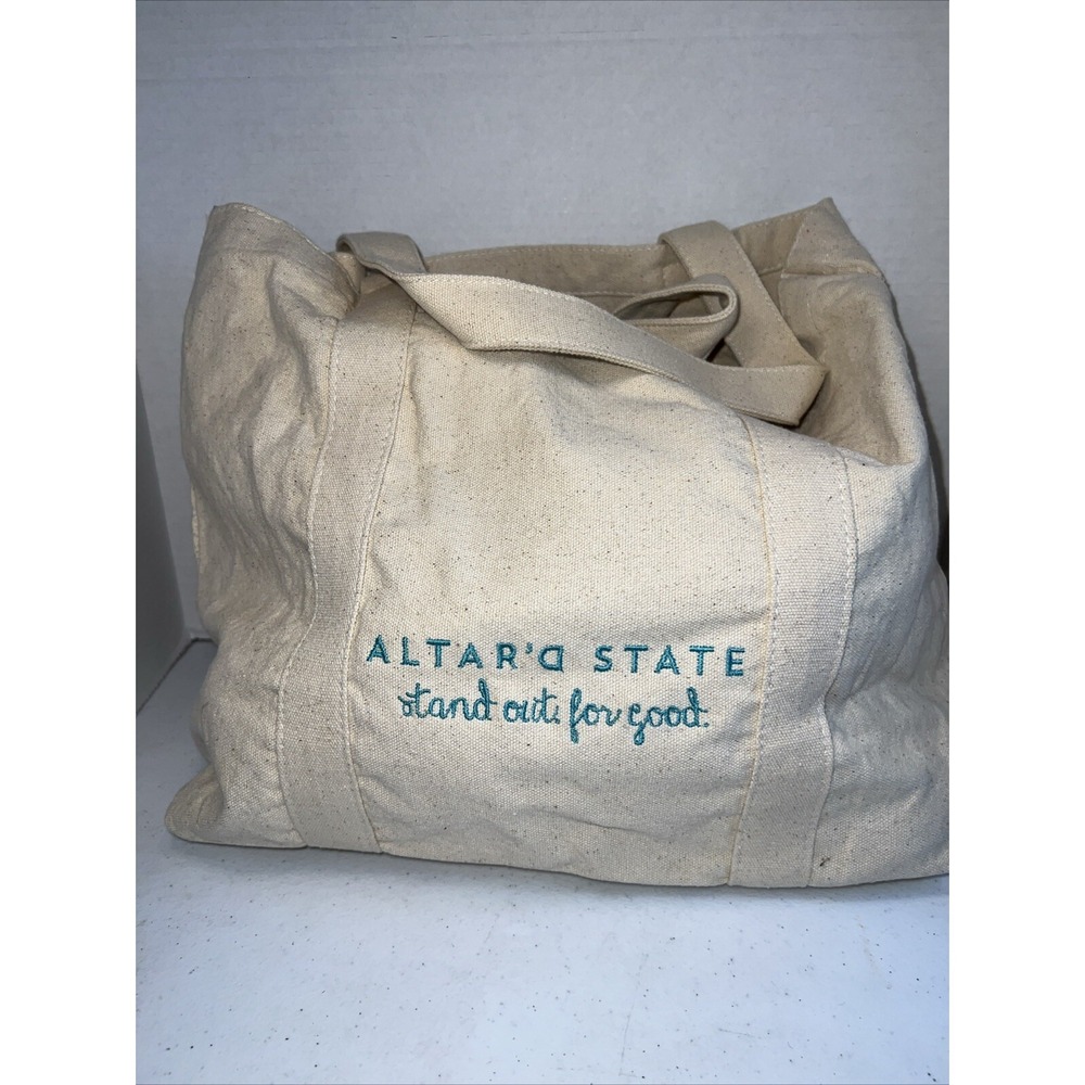 Altar'd State Catch a Dream Dreamcatcher & Feather Boho‎ Canvas Tote Bag NWT - Picture 5 of 9